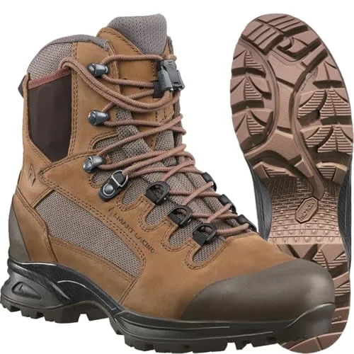 HAIX Original Bundeswehr Kampfstiefel Leicht Scout 2018 – Braun, Größe 41 - Hochwertige Kampfstiefel aus hydrophobiertem Nubukleder, atmungsaktiv und wasserdicht. Perfekt für flexible Innen- und Außeneinsätze, bietet optimalen Komfort und Halt.