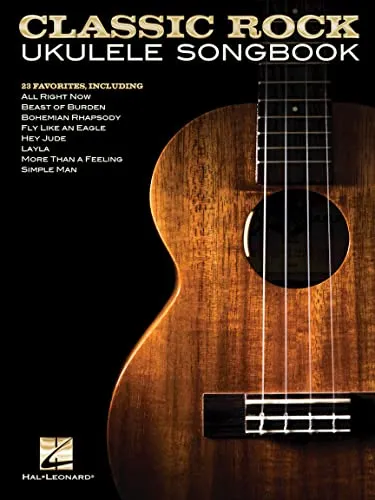 Classic Rock Ukulele Songbook: Noten für Ukulele - Sammelband mit beliebten Classic Rock Hits für Ukulele, ideal für Musikliebhaber und Einsteiger in die Welt der Ukulele.