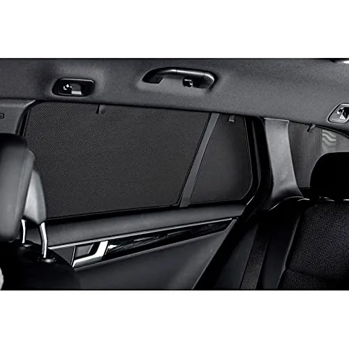 Satz Car Shades kompatibel mit Citroen Berlingo XL / Peugeot Rifter / Opel Combo Life / Toyota Proace City 2018- (nur mit feste Heckscheibe) (6-teilig)