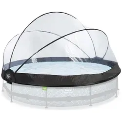 EXIT Pool Abdeckung - Rundes Sonnendach für 360 cm Pools, schützt vor Wind und Wetter und erhält die Wasserqualität