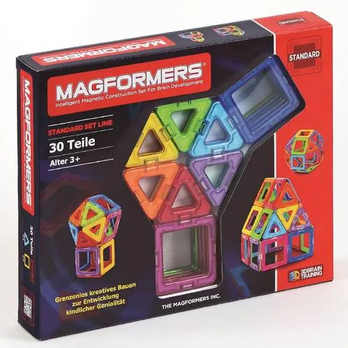 Magformers Standard Set (274-07) - Innovativer Baukasten für kreative Experimente, fördert die Fantasie und das räumliche Denken