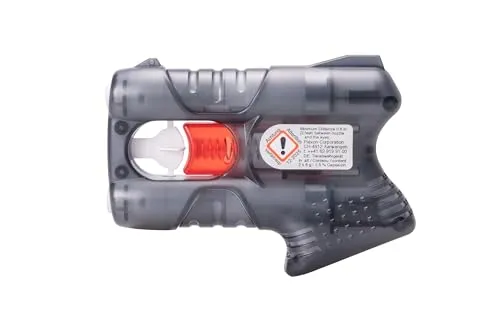 Piexon Guardian Angel 4 Linkshänder Pfefferspray Pistole Tierabwehrgerät Pfefferpistole Tierabwehr Pistole Tierabwehrspray Pepper Spray KO Spray