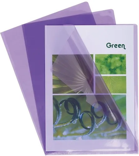 EXACOMPTA Prospekthülle Sichthüllen A4 PVC 130my glatt VE=10 Stück violett.