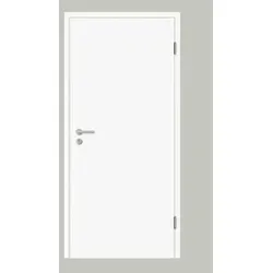 Pertura Wohnungseingangstür SSK1 CPL weiß 98,5x198,5 cm DIN Rechts - Moderne Wohnungseingangstür in elegantem Weiß, ideal für ruhige Wohnräume. Mit automatischer Bodendichtung und robustem CPL-Material für Langlebigkeit. Perfekt für jedes moderne Zuhause.