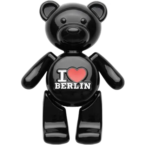 United1871 Berlin Souvenir I Love Berlin Bär Magnet für Kühlschrank und Metallflächen, Andenken und Berlin Geschenk, Deutschland Deko
