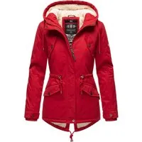 Marikoo Winterjacke Manolya - Stylischer Kurzmantel mit Teddyfell-Futter - Funktionsjacken, wärmend und pflegeleicht, ideal für kalte Tage mit schickem Design und kuscheligem Teddyfell-Futter.