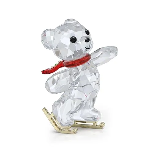 Swarovski Kris Bear 130-jähriges Jubiläum - Sammlerfigur, feiert 130 Jahre Swarovski mit einem einzigartigen Kris Bear Design, ein modernes Remake des klassischen Bären auf Skates, perfekt für Sammler!