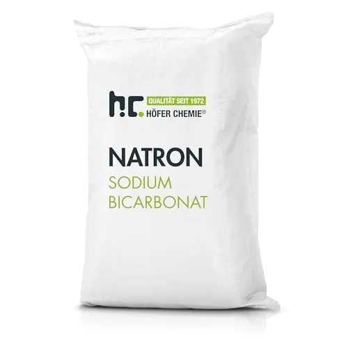 Natron Backsoda 25 kg - Vielseitiger Haushaltshelfer in Lebensmittelqualität - Backzutaten: 25 kg Natron Backsoda in Lebensmittelqualität, umweltfreundlich und vielseitig einsetzbar für Kochen, Reinigen und als Haushaltshelfer.