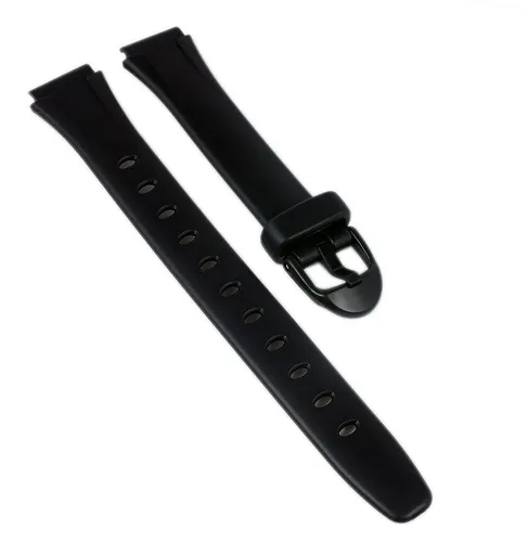 Casio Uhrenarmband | Ersatzband Resin schwarz für LW-203