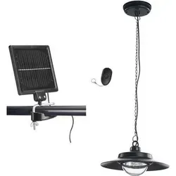 SolarCosa Solar-Deckenleuchte - Gartenleuchten mit 4 hellen Leuchtdioden, betrieben durch ein effizientes Solarmodul für umweltfreundliche Beleuchtung im Außenbereich.