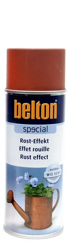 Belton Rosteffekt Rostlack 400ml - Spraydose für kreative Dekoration im Rostlook, schnelltrocknend und mit Rostschutz für langlebige Ergebnisse.