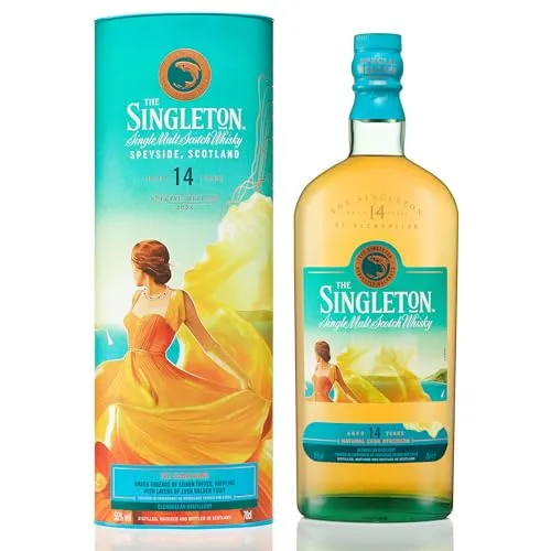 The Singleton of Glendullan 14 Jahre - Special Releases 2023 - Whisky, limitierte Edition mit 55% vol, gereift in Chardonnay-Eichenfässern für eine außergewöhnliche Geschmacksbalance und weiche Noten von Sahnebonbons.