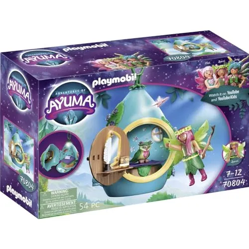 PLAYMOBIL 70804 Startseite Tropfen Ayuma - Wikinger Komplettset mit fantastischen Ayuma-Figuren, ideal für kreative Rollenspiele und Abenteuer im Wikinger-Stil.