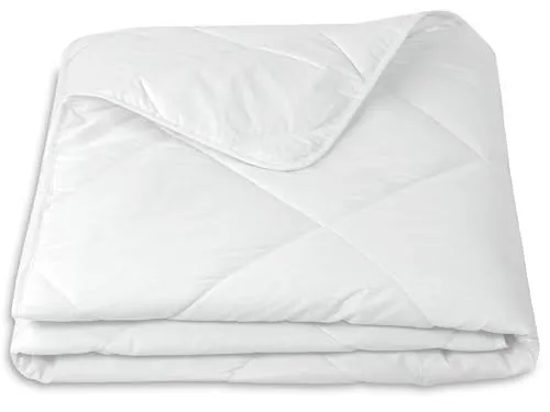 ZOLLNER Sommerbettdecke 155x220 cm – Ultra leichte Einziehdecke - Bettdecken für warme Sommernächte, mit praktischer Rautensteppung für gleichmäßige Füllungsverteilung und bis 95°C waschbar – Hotelqualität und Oeko Tex® zertifiziert.
