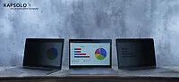 KAPSOLO 2-wege Blickschutzfilter abnehmbar für MacBook Pro 16 Model (2021) / M3 (2023) edge to edge