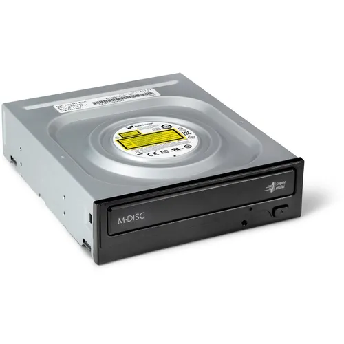 Hitachi-LG GH24 Internal DVD Drive - DVD-RW CD-RW Rewriter für Laptop und Desktop PC, Windows 10 kompatibel, M-Disc Unterstützung für überlegenen Datenschutz und 24x Schreibgeschwindigkeit