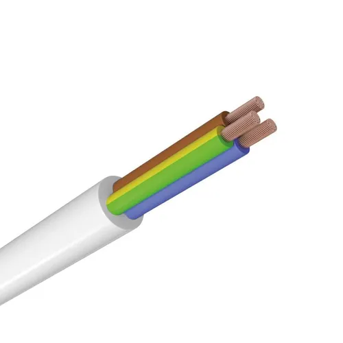 H05V2V2-F PVC Schlauchleitung wärmebeständig, 3G1,0mm², weiß, 10m