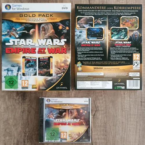 Star Wars: Empire at War - Gold Pack - Erlebe epische Schlachten im Star Wars-Universum mit diesem umfassenden Spielpaket. Perfekt für strategische Denker und Fans der Saga. USK: 12 Jahre.