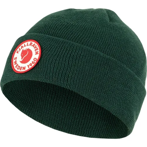 Fjällräven Kids 1960 Logo Hat deep patina OneSize - Mützen & Stirnbänder für Skitourengeher, umweltfreundliche Strickmütze aus recyceltem Polyester, bietet Wärme und Komfort für abenteuerlustige Kinder.