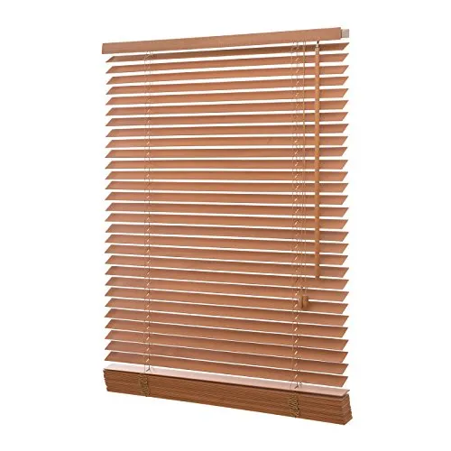 Ventanara® Holzjalousie 35mm - Echtholz Jalousette (180 x 160 cm, Buche) - Jalousien aus hochwertigem Lindenholz, feuchtraumgeeignet und ideal für jeden Raum. Stufenloses Öffnen und Schließen mit Zugschnur für optimalen Sichtschutz.