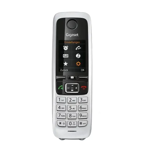 Gigaset C430HX - Schnurloses DECT-Telefon für Fritzbox, 1.8 Zoll Bildschirm, inklusive 1 Mobilteil und Ladeschale