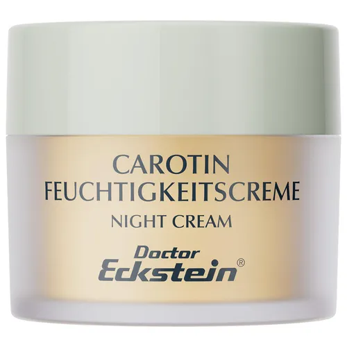 Doctor-Eckstein Carotin Feuchtigkeitscreme für die Nacht 50 ml - Nachtpflege für normale und trockene Haut, spendet intensive Feuchtigkeit und wirkt der Hautalterung entgegen, ideal für kalte Jahreszeiten.