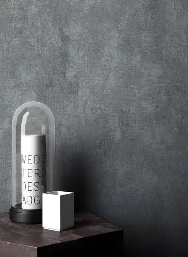 Newroom Vliestapete Anthrazit - Moderne Betontapete für stilvolle Wände - Tapeten in Beton-Optik für Wohnzimmer, Schlafzimmer oder Flur. Robuste Vliestapete, die Risse kaschiert und wasserbeständig ist - ideal für jeden Raum!