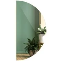 Tulup LED Spiegel Halbmond 35x70 cm – Modernes Wanddesign mit neutraler LED-Beleuchtung - Der Tulup LED Spiegel in Halbrund-Form bringt modernes Flair in Ihr Zuhause. Ideal für Badezimmer oder Flur, bietet er eine klare Reflexion und stilvolle LED-Beleuchtung für eine besondere Atmosphäre.
