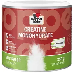 Doppelherz Creatine Monohydrate Pulver - Arzneimittel zur Leistungssteigerung, enthält reines Creapure® Kreatin-Monohydrat für optimale Ergebnisse beim Schnellkrafttraining – geschmacksneutral und einfach in der Anwendung.