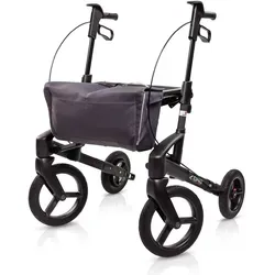 Olympos ATR SLIM M Nachtschw. Black Series Outdoor Rollator - Leichter und wendiger Rollator für Outdoor-Aktivitäten. Mit robustem Design und praktischen Funktionen für mehr Mobilität im Alltag.