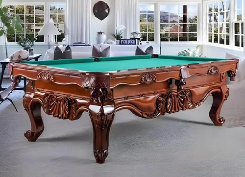 Designer Billardtisch 7ft - Pooltisch für Turniere - Eleganter 7 Fuß Billardtisch für Freizeit und Turniere, hochwertige Verarbeitung, ideal für spannende Spielabende. Maße: 234 x 135 x 85 cm.