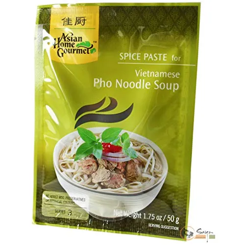 12x50g Asian Home Gourmet Würzpaste für Pho Suppen Brühe