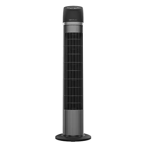 Cecotec EnergySilence 7050 SkyLine Turmventilator - Hochleistungs-Turmventilator mit 45 W, 3 Geschwindigkeiten und automatischer Oszillation für optimale Luftverteilung. Inklusive Fernbedienung und 3-Stunden-Timer für komfortable Nutzung.