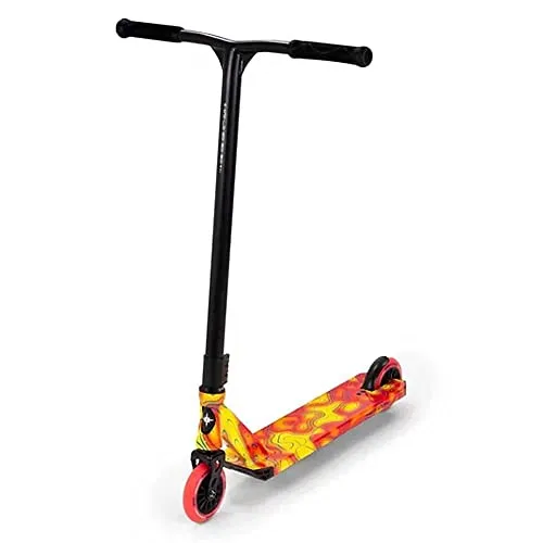Slamm Mischief V6 Scooter 2021 geo - Stuntscooter für Kinder mit 11,5 cm breitem Deck, robust und ideal für Tricks bis 100 kg Fahrergewicht.