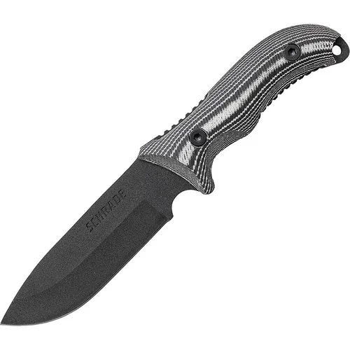 Schrade Frontier Messer, 26 cm, 8Cr13MoV, Micarta-Griff mit Feuerstarter, SCHF36