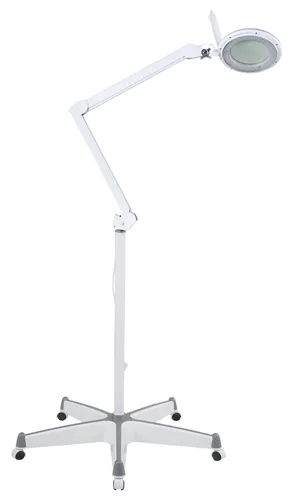 Showlite Lupenlampe LL-6095D-Pro - Lupenleuchten für präzise Arbeiten mit 5 Dioptrien Vergrößerung, ideal für Werkstatt, Kosmetik und Labor. Flexibel verstellbar mit integriertem LED für optimale Ausleuchtung.
