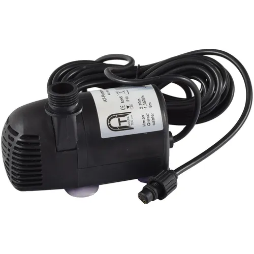 Agora-Tec® Ersatz Pumpe Solar Garten Teich Springbrunnen Bachlauf 12 bis 24 Volt - Wasserpumpen für Garten: Effiziente Solar Teichpumpe mit 5 m Kabel und bis zu 5.000 l/h Fördermenge – ideal für nachhaltige Wasserspiele.