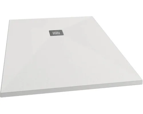 Duschwanne SCHULTE Centrostone ExpressPlus 100 x 120 x 3 cm weiß EP220112 9016