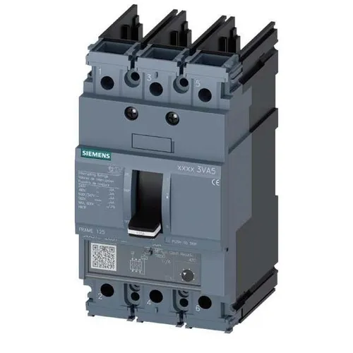 Siemens 3VA5150-4EC31-1AA0 Leistungsschalter - Leistungsschalter für hutschienenmontage mit einem Nennstrom von 50 A und einer Bemessungsspannung von 690 V, ideal für industrielle Anwendungen und zuverlässigen Schutz.