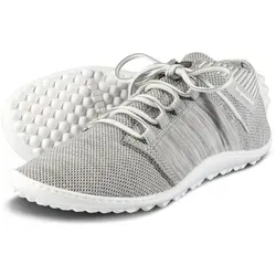 leguano Beat Silbergrau - Ultrabequeme Herren-Sneaker - Herren-Sneaker, extrem flexibel und biegsam mit Zehenfreiheit für optimalen Tragekomfort, Made in Germany.