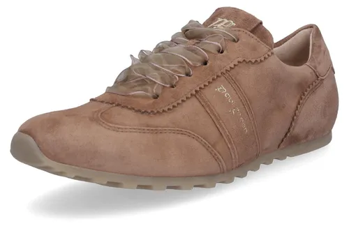 Paul Green Damen Sneaker braun 4,5 – Stilvoll und Bequem - Elegante Damen Sneaker aus braunem Rauleder mit weicher Innensohle und angenehmem Frotteefutter. Ideal für den Alltag und lässige Outfits.