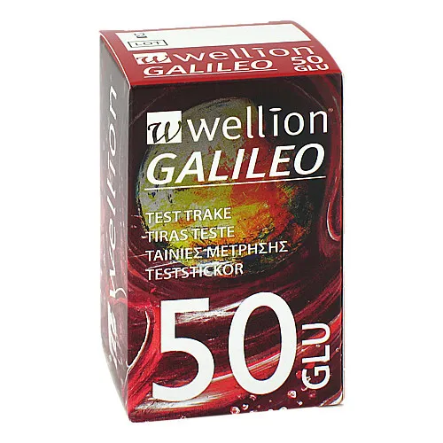 Wellion Galileo Blutzuckerteststreifen - Präzise Blutzuckerteststreifen für eine einfache und zuverlässige Blutzuckermessung, ideal für den täglichen Gebrauch.