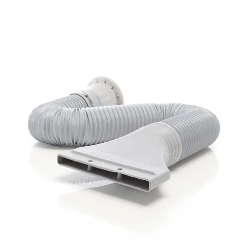 Wiltec Abluftschlauch 105 mm - Flexibel und Variabel 0,7-1,7 m - Abluftrohre & -schläuche - Der flexible Wiltec Abluftschlauch mit variabler Länge von 0,7 bis 1,7 m bietet optimale Entlüftungslösungen für Klimaanlagen, Trockner und Dunstabzugshauben.