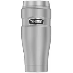 THERMOS Isolierbecher TC Stainless King - 0,47 l, hält Getränke bis zu 7 Stunden heiß und 18 Stunden kalt, ideal für unterwegs