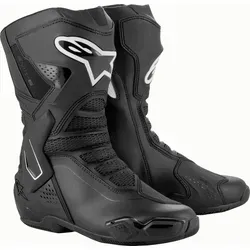 Alpinestars Stella SMX-6 v3 Damen Motorradstiefel 39 - Schwarz-Weiß - Motorradstiefel für Damen, atmungsaktiv und mit hohem Schaft für optimalen Komfort und Schutz. Ideal für Onroad und ATV-Aktivitäten.