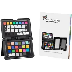 Calibrite ColorChecker Passport Photo 2 - Farbkarte für Fotografie, optimale Farbkontrolle und einfaches Weißabgleich-Tool für professionelle Bildbearbeitung