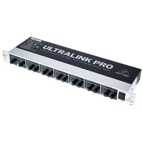 Behringer MX882 V2 - 8-Kanal Mixer/Splitter - Mischpulte: Vielseitiger 8-Kanal-Splitter und Mixer, ideal für Live-Performances und Studioanwendungen, mit flexiblen Betriebsmodi und kompaktem Design.