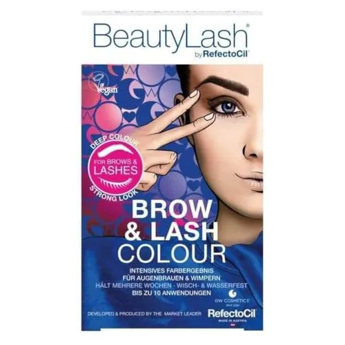 BeautyLash by RefectoCil – Augenbrauen- und Wimpernfarbe Dunkelbraun - Hochwertige Augenbrauen- und Wimpernfarbe für ein langanhaltendes, intensives Farbergebnis. Ideal für einen professionellen Look zu Hause.