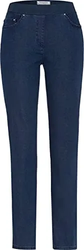 Raphaela by Brax Damen Jeans Pamina - Slim Fit, Größe 36, Slightly Used Regular Blue - Damen 5 Pocket Jeans in Slim Fit, extrem elastischer Denim für perfekten Tragekomfort und eine schlanke Silhouette. Ideal für moderne Outfits!