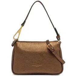 Gianni CHIARINI Brooke Crossbody Bag in Toasted Bronze - Stilvolle Umhängetasche aus genarbtem Leder mit goldfarbenen Details. Bietet viel Platz für Essentials und vielseitige Trageoptionen für jeden Anlass.